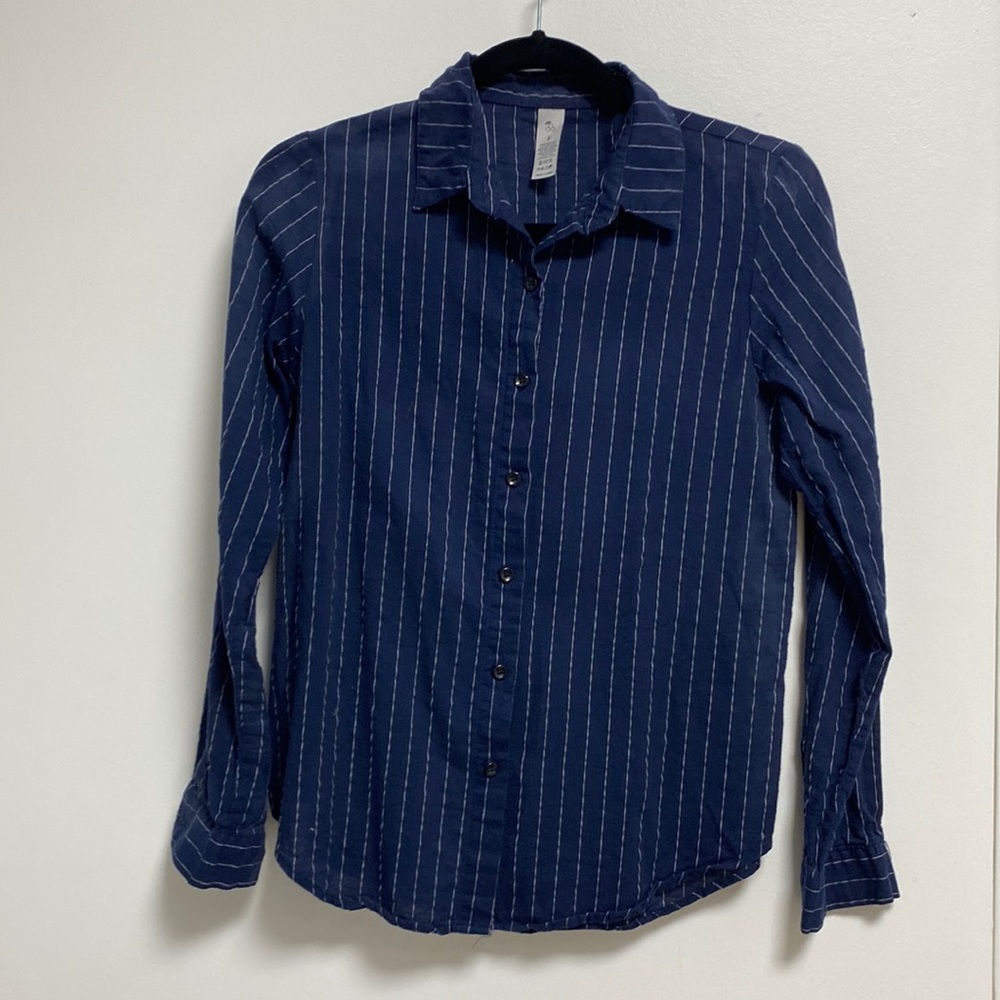 Linen button down, Sz XS/S